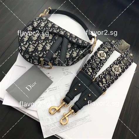 dior canvas strap price|Dior strap for saddle bag.